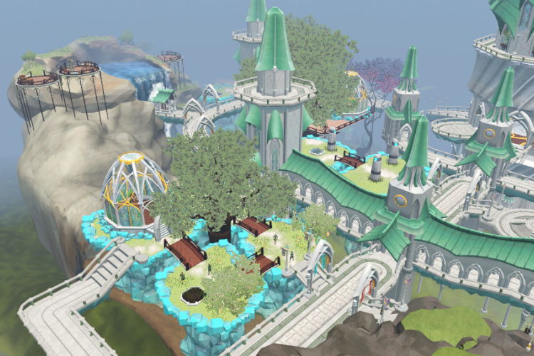 Section of Prifddinas, the city of Elves.